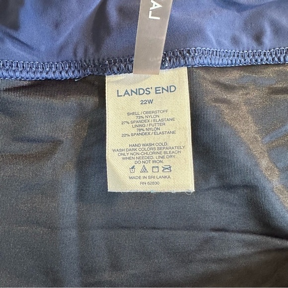 Lands' End Full Coverage Tummy Control High Waist Bikini Bottom Size 22W - Picture 3 of 3
